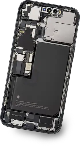 Componentes internos de um smartphone, da bateria à placa lógica